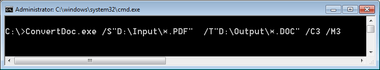 convert pdf to doc command line
