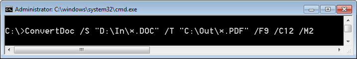 convert doc to pdf command line