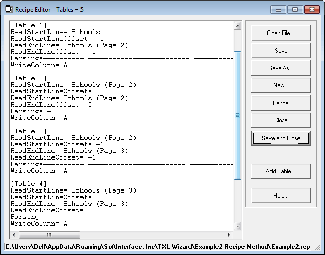 convert csv to tmx xbench