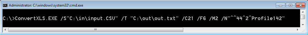 convert csv to txt command line