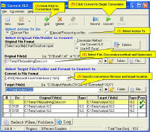 Excel umwandeln  - ' Convert XLS ' 