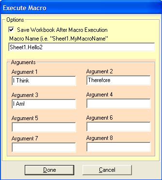 Run an Excel Macro from the command line dialog box