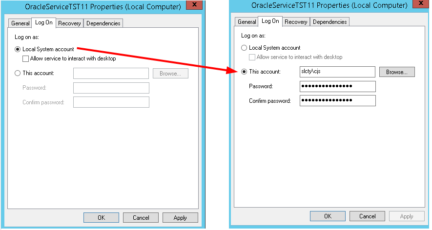 Using Oracle with Softinterface