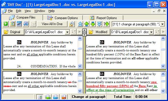 compare files side by side view